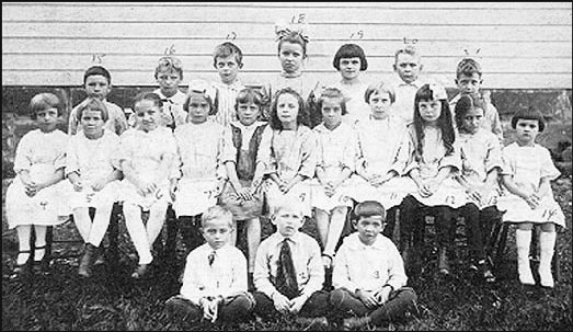 3rd Grad Class, 1917, Utica, PA